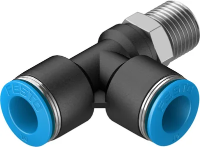 Festo QSTL-1/4-10-50 T-Çabuk Bağlantı Rakoru