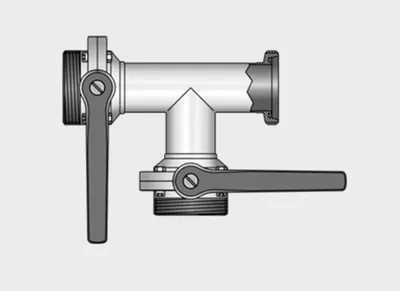Kieselmann 4316 G-G-G Multi-way Butterfly Valve