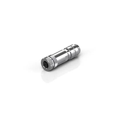 Beckhoff ZS1090-0010 M12 socket field assembly, Ethernet/EtherCAT, IP67, shielded