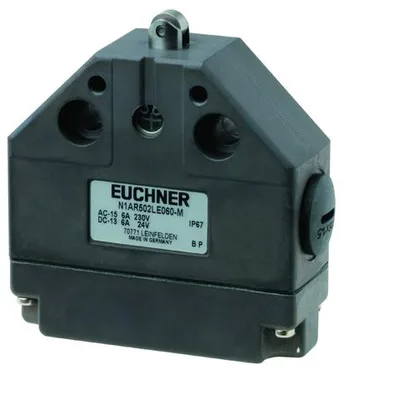 Euchner N1AR508LE060-M Single hole fixing limit switch N1AR/AB, roller plunger