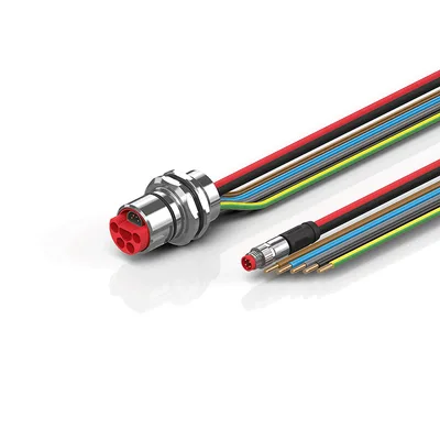 Beckhoff ZK7A14-AX00-0xxx B23, ECP cable, PUR, 5 G 40 mm² + (1 x 4 x AWG22), drag chain suitable, key 3 (user-defined voltage)
