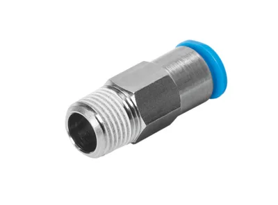 Festo QSK-1/8-8 Çabuk Bağlantı Rakoru (Kendinden Kilitlemeli)