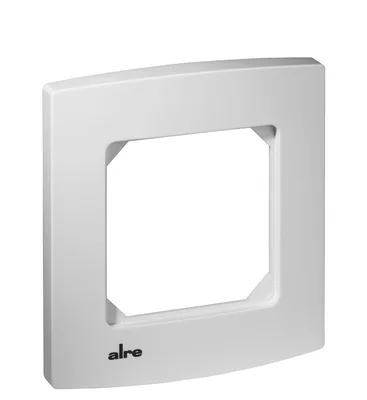 Alre JZ-090.900 alre frame “Berlin” for all flush-mounted devices with cover 50×50, pure white (RAL9010), gloss