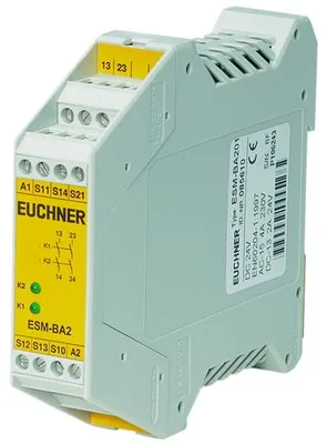Euchner ESM-BA201P Basic device ESM-BA2, 2 safety contacts, cat 4