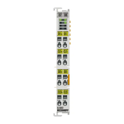 Beckhoff EL5002 EtherCAT Terminal, 2-channel encoder interface, SSI