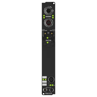Beckhoff IP6002-B518 Fieldbus Box, 2-channel communication interface, CANopen, serial, RS232, M12, integrated T-connector