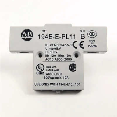 Allen Bradley 194E-E-PL11 Auxiliary Contact Block