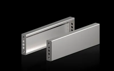 Rittal VX 8660.071 VX base/plinth trim panel, sides, H: 100 mm, for D: 500 mm, stainless steel, 14301