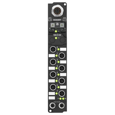 Beckhoff IP2041-Bxxx Fieldbus Box, 8-channel digital output, 24 V DC, 2 A (∑ 12 A), M8