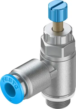 Festo GRLA-1/8-QS-6-RS-D Tek yönlü akış kontrol valfleri
