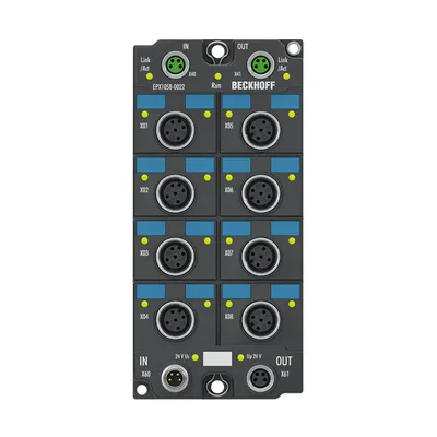 Beckhoff EPX1058-0022 EtherCAT Box, 8-channel digital input, NAMUR, M12, Ex i