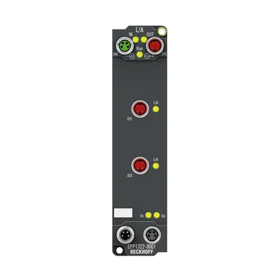 Beckhoff EPP1322-0001 EtherCAT P Box, 2-port EtherCAT-to-EtherCAT P feed-in