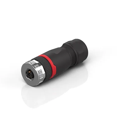 Beckhoff ZS2020-2721 M12, socket, field assembly, IP67, unshielded