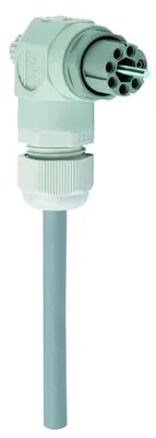 Euchner C-R22F07-07X1,0PU15,0-MA-077640 Connecting cable with plug connector SR6, 15 m, angled