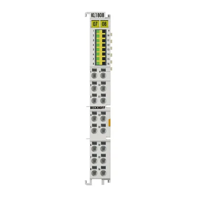 Beckhoff KL1808 Bus Terminal, 8-channel digital input, 24 V DC, 3 ms