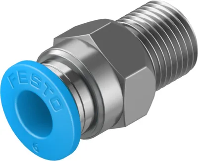 Festo QS-1/8-6-100 Çabuk Bağlantı Rakoru