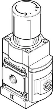 Festo MS6-LRP-1/2-D7-A8 Hassas Regülatör