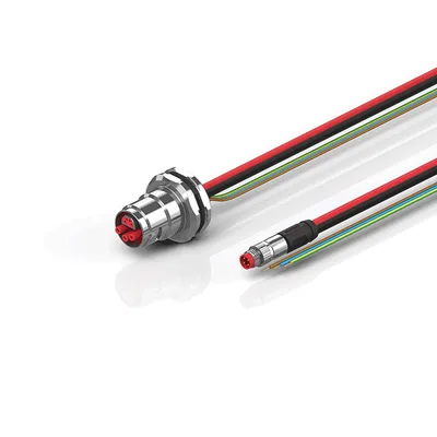Beckhoff ZK7906-BO00-0xxx B17, ECP cable, PUR, 3 G 15 mm² + (1 x 4 x AWG22), drag chain suitable, key 3 (user-defined voltage)