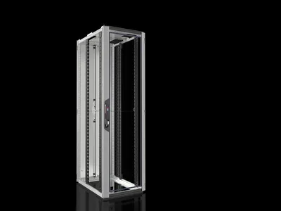 Rittal VX 5330.123 VX IT, 19" mounting angles, standard, front and rear, glazed door, WHD: 600 x 2000 x 800 mm, 42 U