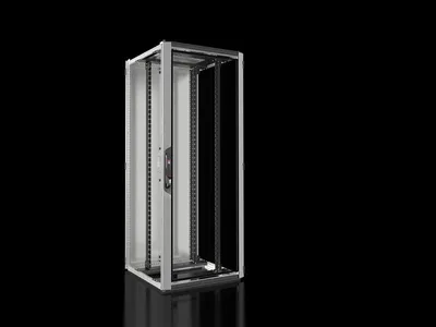 Rittal VX 5307.124 VX IT, 19" mounting angles, standard, front and rear, glazed door, WHD: 800 x 2000 x 800 mm, 42 U