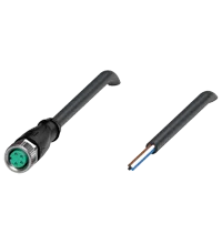 Pepperl+Fuchs V31-GM-BK5M-PVC-U Female cordset single-ended M8 straight A-coded, 4-pin, PVC cable black, UL approved