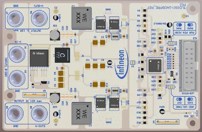 Infineon TLD5501-2ADBPRE_REF Dual channel voltage pre-regulator for Adaptive Drive Beam (ADB)