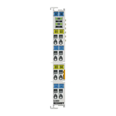 Beckhoff EL4004 EtherCAT Terminal, 4-channel analog output, voltage, 0…10 V, 12 bit