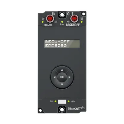 Beckhoff EPP6090-0000 EtherCAT P Box, display with navigation switch, operating hours counter