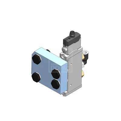 Dopag 1012065 Solenoid valve plate for plug 3 pole M8x1