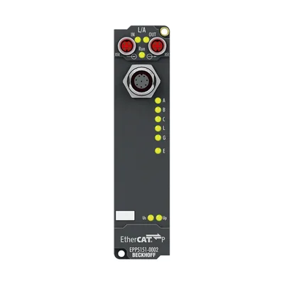 Beckhoff EPP5151-0002 EtherCAT P Box, 1-channel encoder interface, incremental, 24 V DC HTL, 100 kHz, M12
