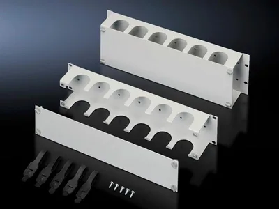 Rittal DK 7158.100 DK 19" kablo düzenleme kanalı 2U