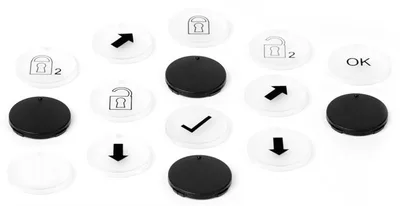 Euchner AY-SET-LNS-SY02-125359 Lens set labeled