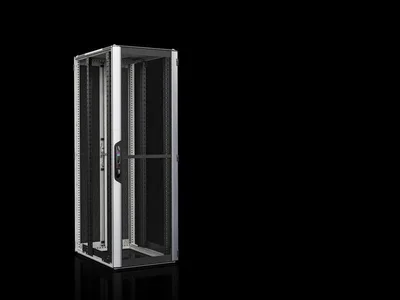 Rittal VX 5313.813 VX IT, 19" mounting angles, dynamic, front and rear, vented, WHD: 600 x 2200 x 1000 mm, 47 U