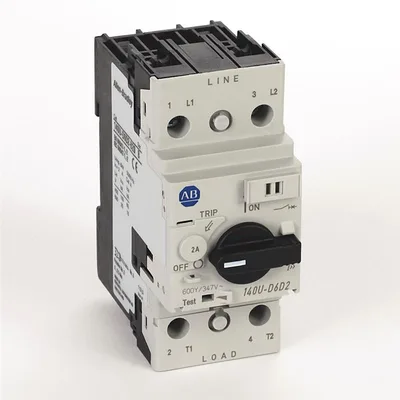 Allen Bradley 140U-D6D2-B20 Circuit Breaker 2-Pole 2 A UL 489
