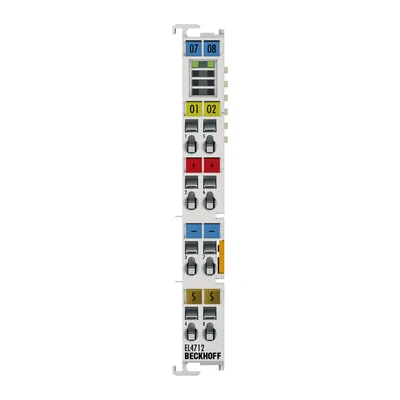 Beckhoff EL4712 EtherCAT Terminal, 2-channel analog output, current, 0…20 mA, 16 bit, oversampling
