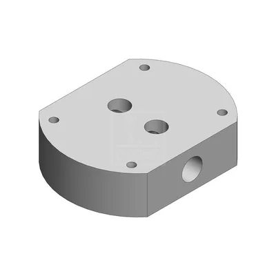 Dopag 22025033 Mounting plate G 1/2" M8 (72x84 mm)