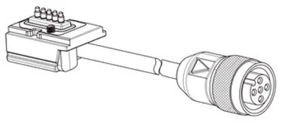 Leuze CB-M12-MLC-S-1000-5TP Bağlantı kablosu