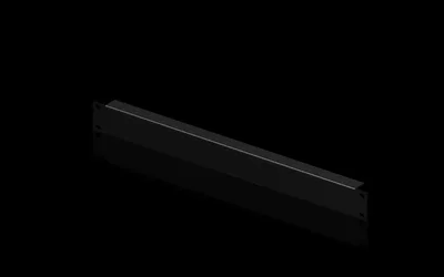 Rittal DK 7151.005 DK Kör panel, 19", 1U, 2'li pk, RAL 9005