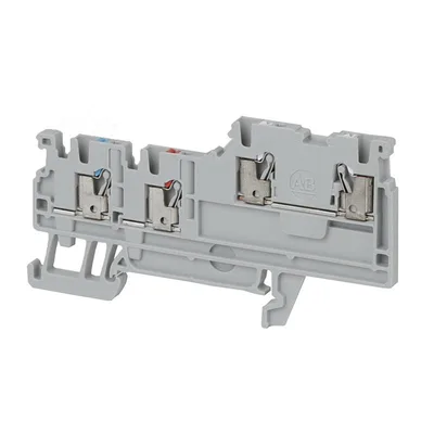 Allen Bradley 1492-PS2-3 IEC Feed-Through Push-in Terminal Block