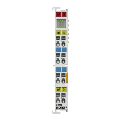 Beckhoff KL2784 Bus Terminal, 4-channel solid state relay output, 30 V AC, 48 V DC, 2 A