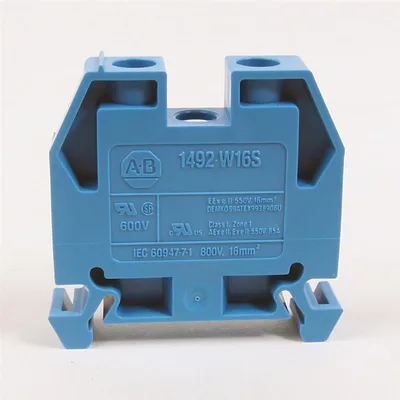 Allen Bradley 1492-W16S-W IEC 1-Ckt Feed-Through Blk  Short  16mm