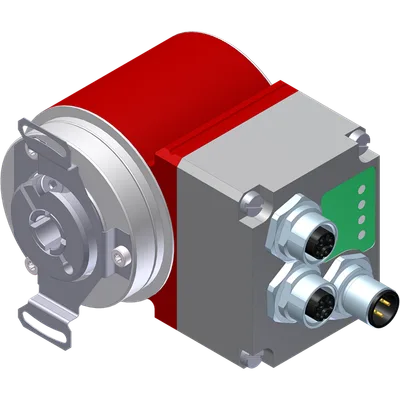 TR Electronic CES58M-00156 CES-58M-8192/4096 Profinet 12H7 3xM12