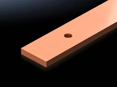 Rittal SV 9684.006 SV busbars E-Cu with integral punchings, length 585 mm