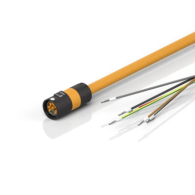 Beckhoff ZK4704-0411-2xxx Motor connection cable 075 mm² with itec® plug for motors with resolver, drag-chain suitable