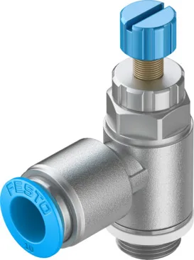 Festo GRLA-1/4-QS-10-RS-D Tek yönlü akış kontrol valfleri