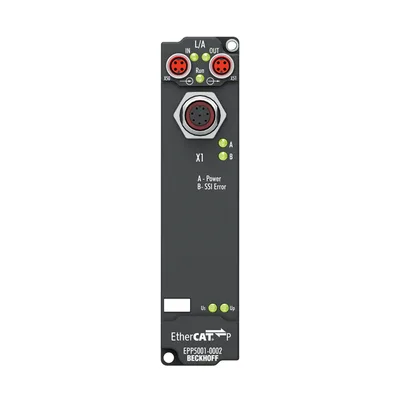 Beckhoff EPP5001-0002 EtherCAT P Box, 1-channel encoder interface, SSI, M12