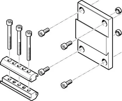 Festo DHAA-D-L-32-H2 Adaptör Takımı