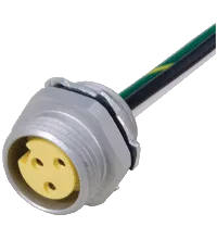 Pepperl+Fuchs 1/2" NPT-V93-G-.3M Female receptacle, 7/8" UN / 1/2" NPT, 3-pin