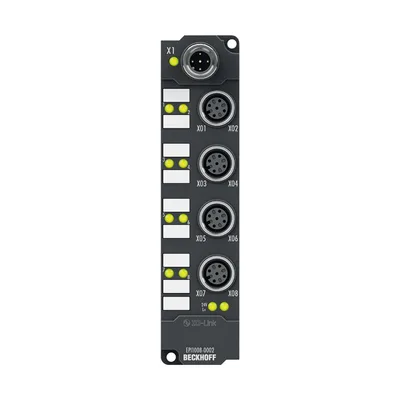 Beckhoff EPI1008-0002 IO-Link box, 8-channel digital input, 24 V DC, 3 ms, M12