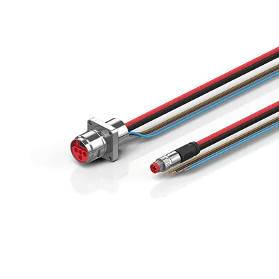 Beckhoff ZK7224-AN00-0xxx B17, ECP cable, PUR, 4 x 15 mm² + (1 x 4 x AWG22), drag chain suitable, key 1 (2 x 24 V DC)